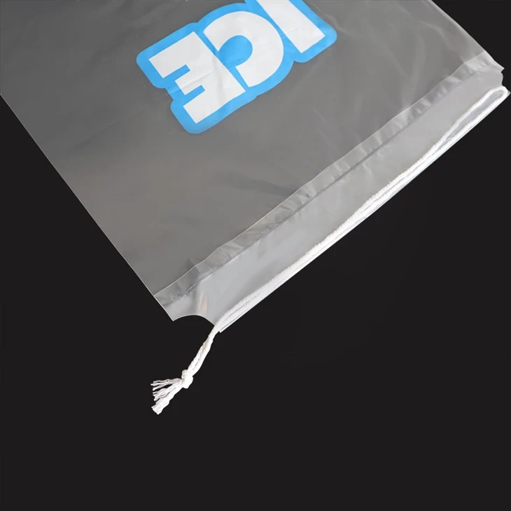 10 lb ice bags with drawstring