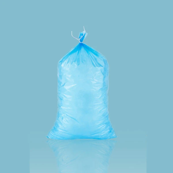 Transparent and durable flat mouth large ice bag